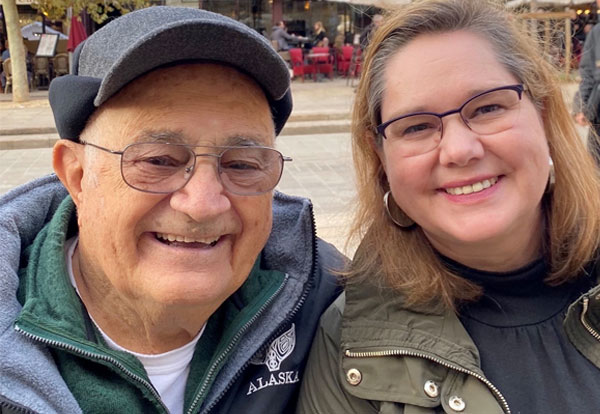 Pat Peters and his daughter, Trish Brown