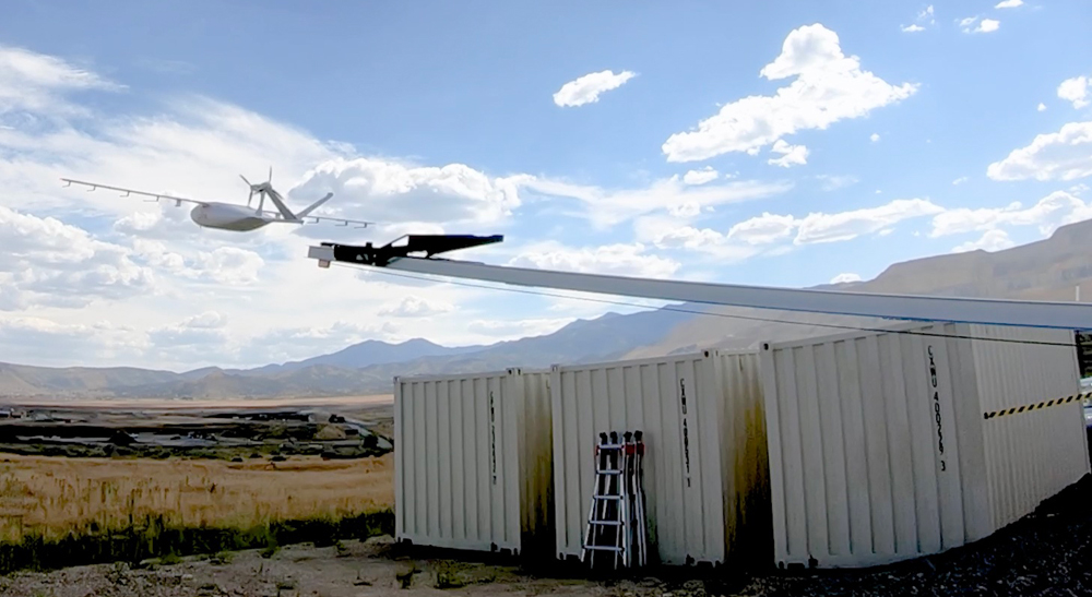 zipline drone after launch