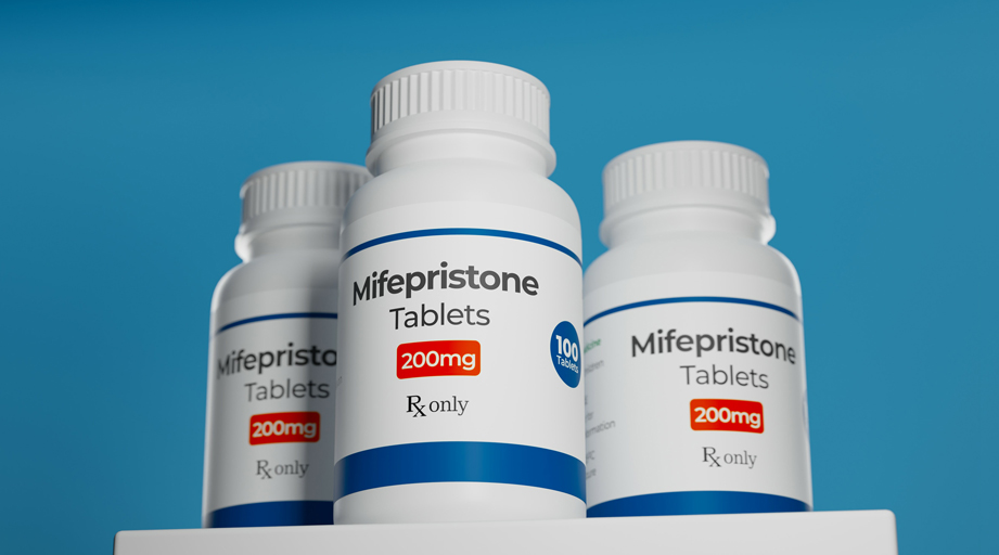 three bottles of Mifepristone 200mg