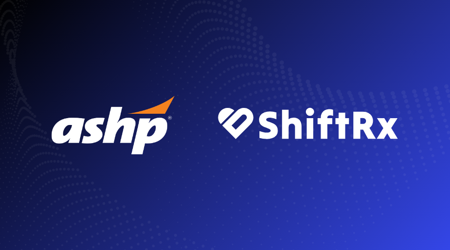 Logos of ASHP and ShiftRx