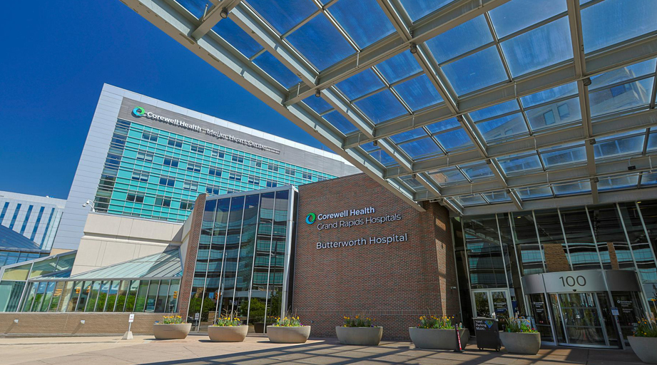 Corewell Health building facade