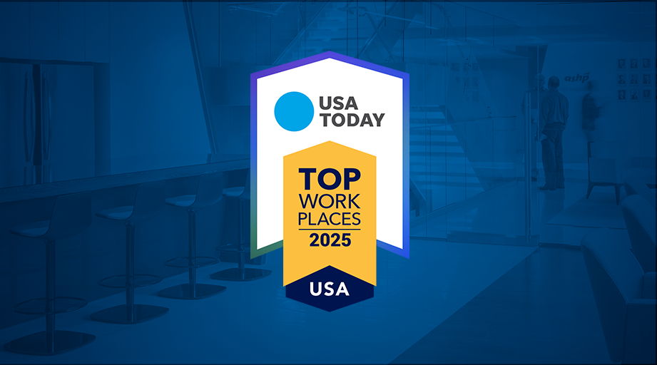 ASHP Receives 2025 USA TODAY Top Workplaces Award