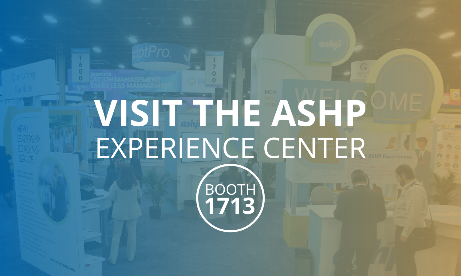 visit the ashp experience center - booth 1713